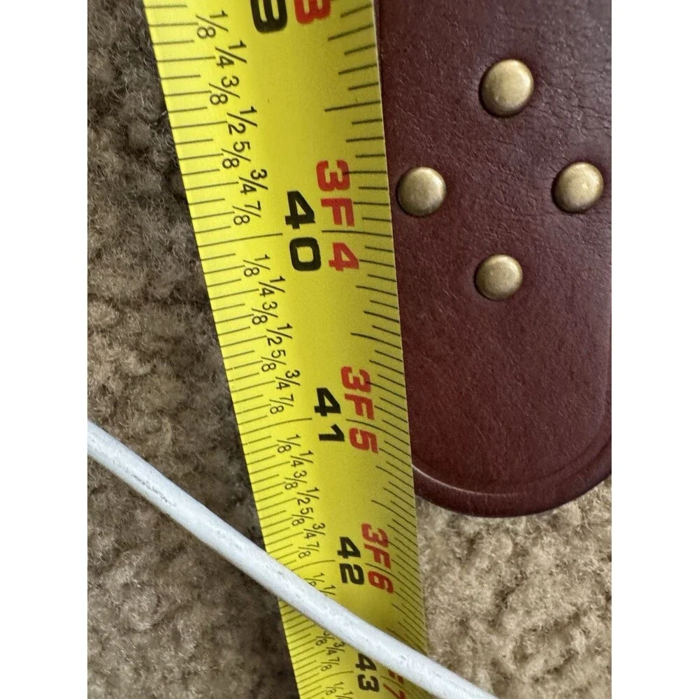 Fossil women's Brown Braided leather Belt Size M